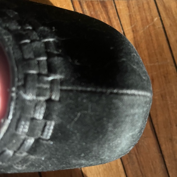 Rare Vintage Demonias Charade-8 platform velvet heels - Picture 3 of 6